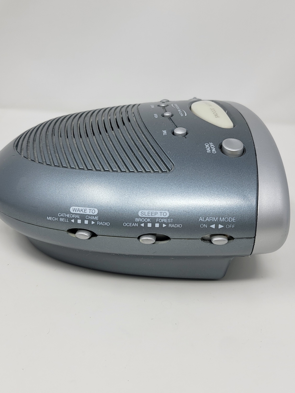 Timex Digital Alarm Clock - Silver with Green Display - Picture 6 of 6